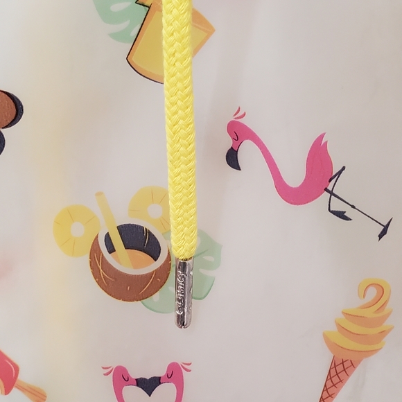 Disney Parks Women's Rain Coat Jacket Falmingo Mickey Treats Dole Whip Size: S - Picture 7 of 14